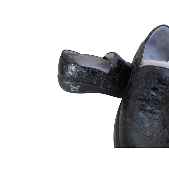 New, Alegria Keli Flutter Black Clog Mules Size 36 or 6 - Picture 3 of 6